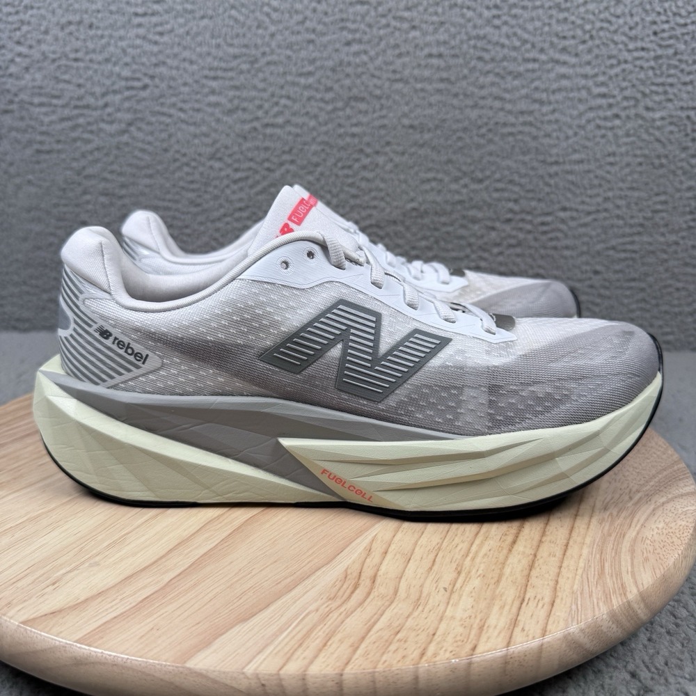 New Balance FuelCell Rebel V5 Womens Size 10.5 B Gray Road Running Shoes WFCXLD5